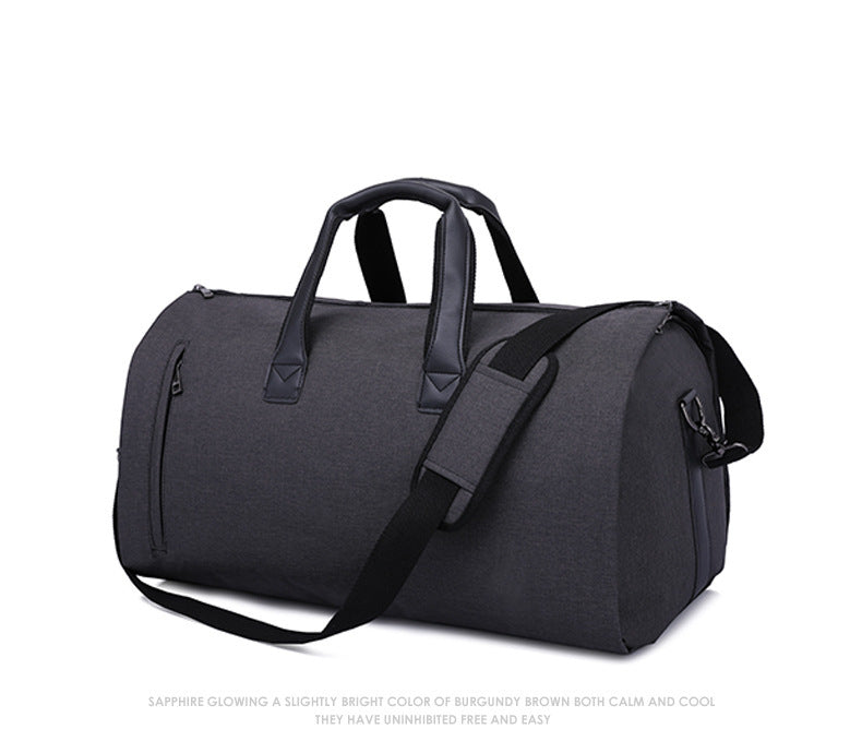 Large-capacity travel bag portable cylinder folding suit bag - Shipfound