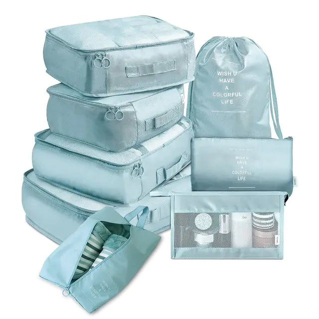8Pcs/set Large Capacity Travel Organizer - Shipfound
