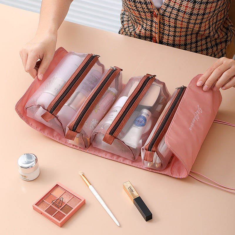 4pcs Cosmetic Bag Foldable Travel Bag - Shipfound