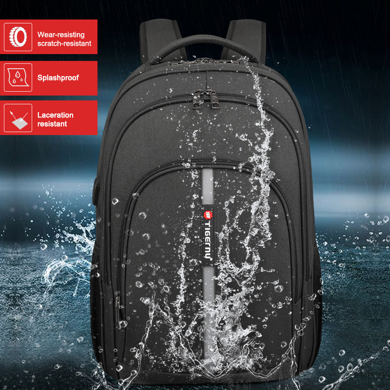 Large capacity travel backpack computer bag - Shipfound