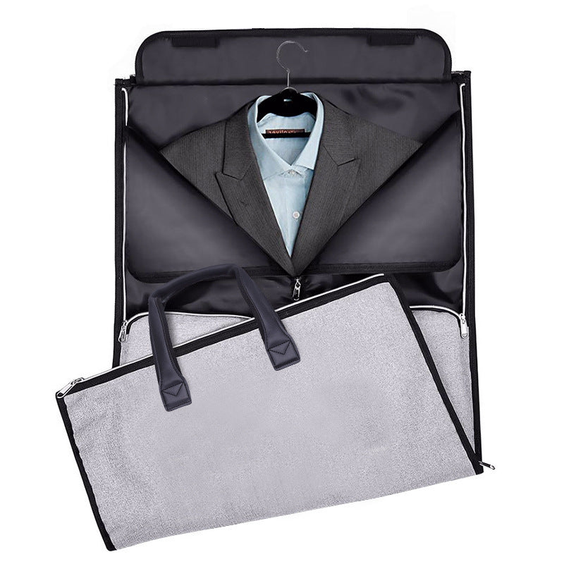 Large-capacity travel bag portable cylinder folding suit bag - Shipfound