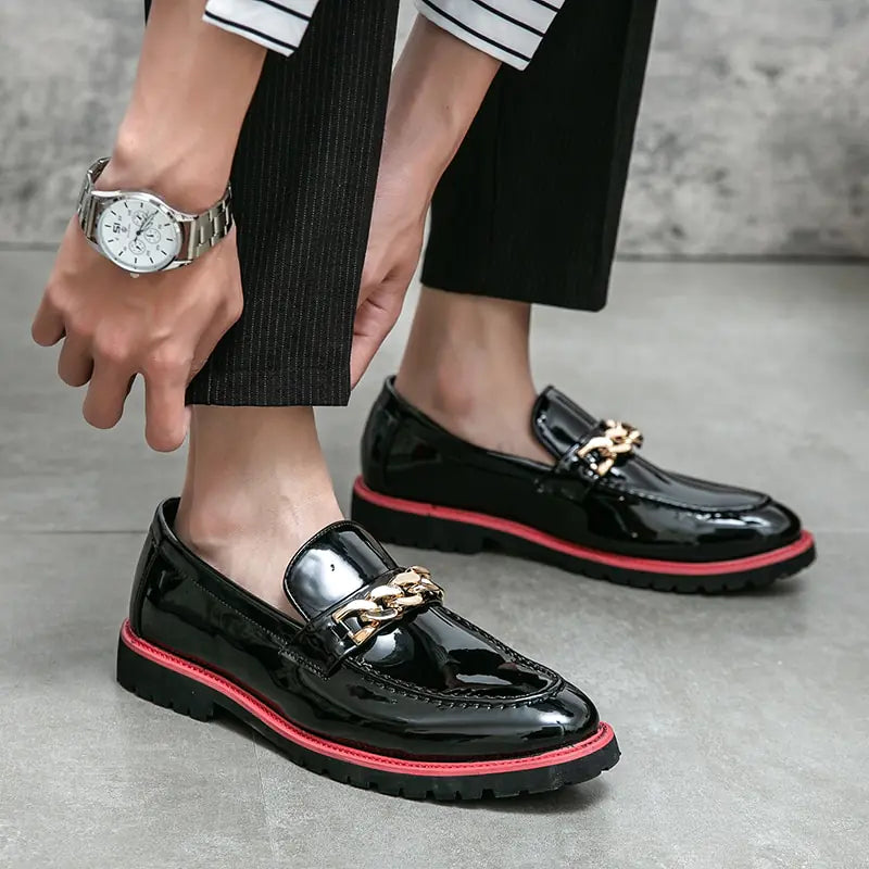 Leather Designer Men's Loafers: Timeless Style Meets Modern Comfort - Shipfound