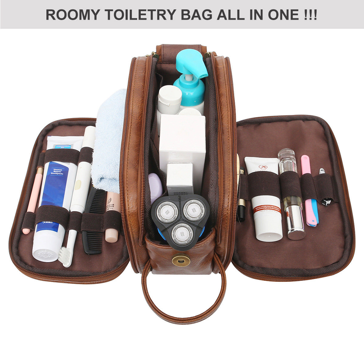 Men's Toiletry Bag Travel Storage Cosmetic - Shipfound