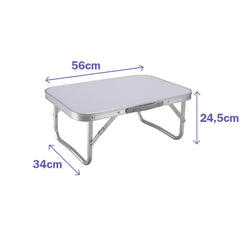 Table Pliante en Aluminium Marbueno D19 Assortie Camping et Plage 56x34x24,5 cm 10015
