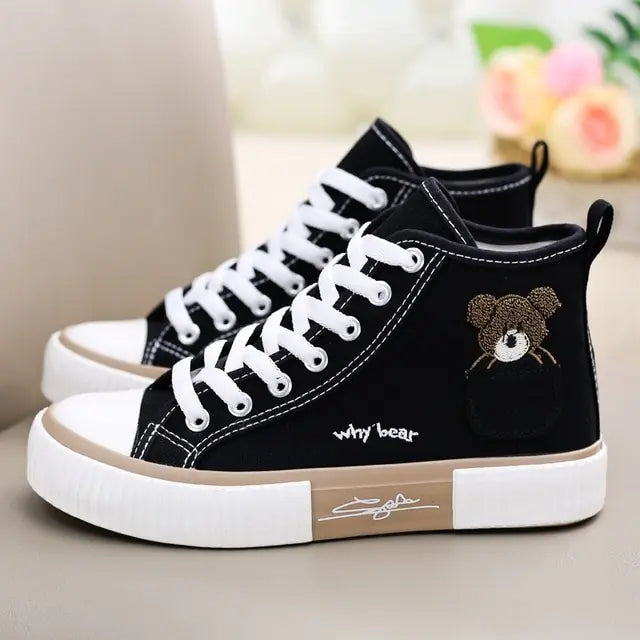 Cute Canvas Sneaker Shoes Women - Shipfound