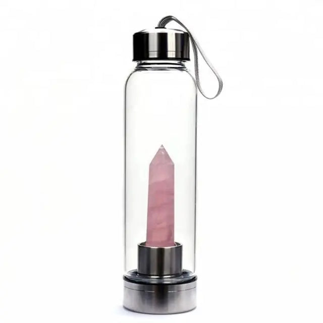 Natural Crystal Stone Water Bottle - Shipfound