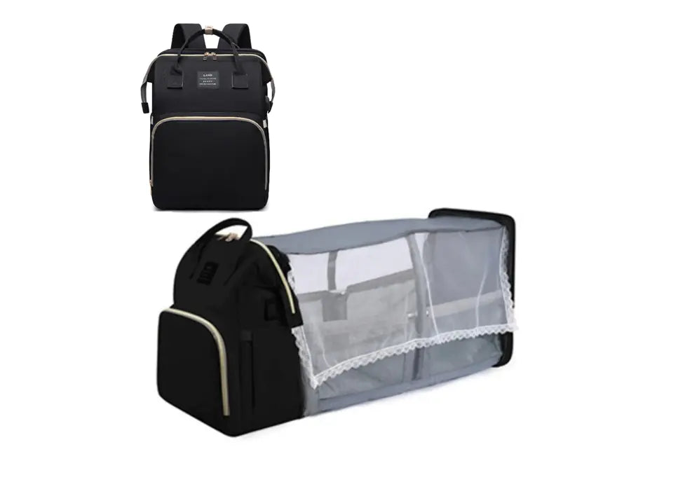 Folding Mommy Bag Folding Crib - Shipfound