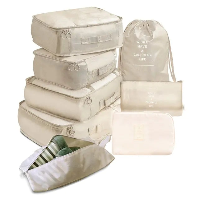 8Pcs/set Large Capacity Travel Organizer - Shipfound