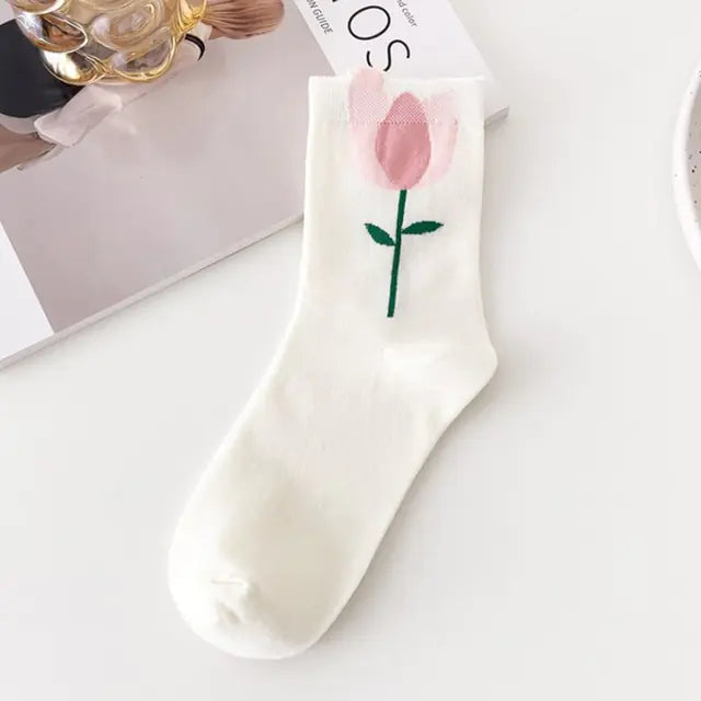 Women Tie-dye Middle Tube Socks - Shipfound