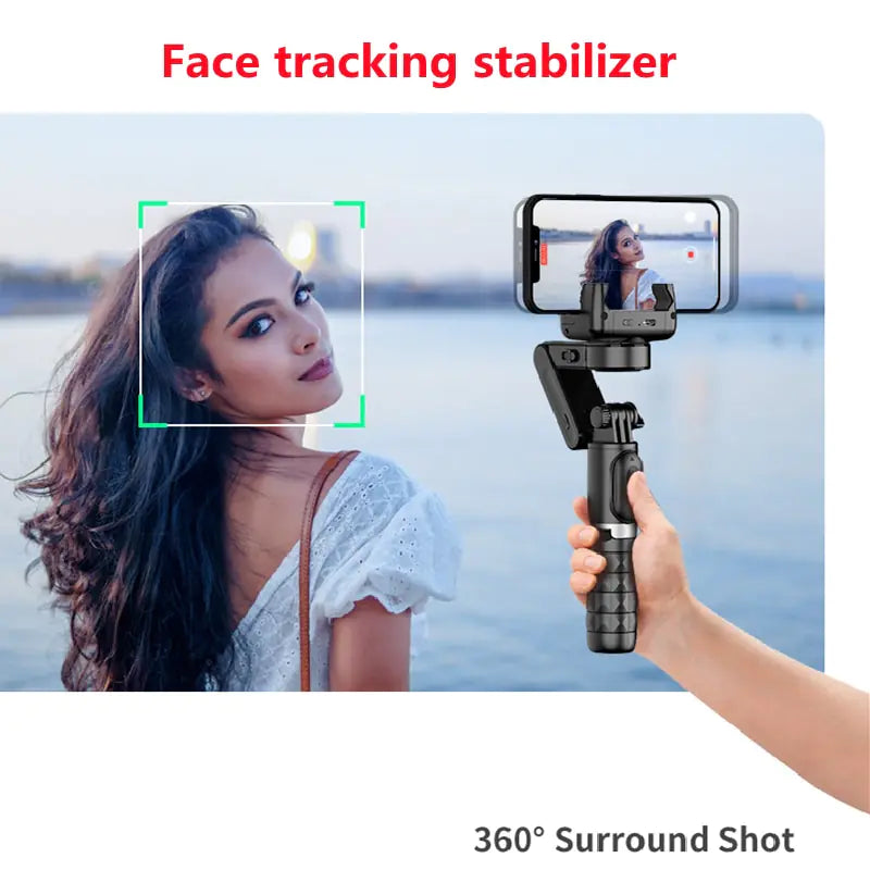 360 Rotation Gimbal Stabilizer Selfie Stick Tripod - Shipfound