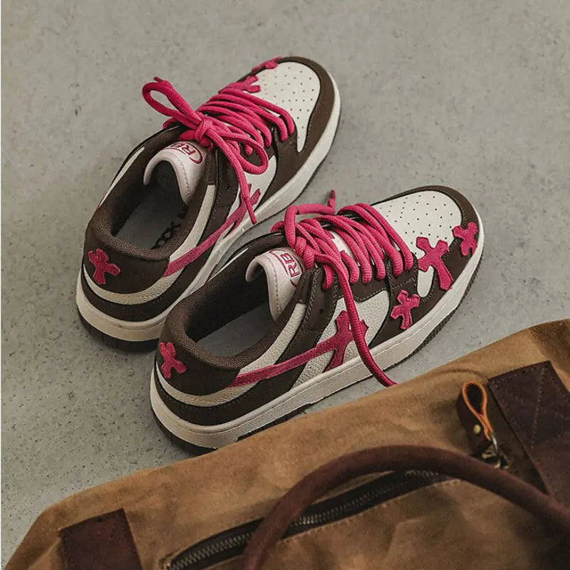 Women's Retro Skateboard Shoes - Shipfound