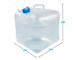 Wasserflasche Aktive Polyäthylen 15 L 24 x 28 x 24 cm (12 Stück)