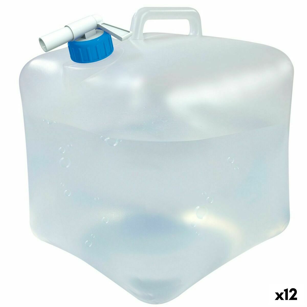 Garrafa de água Aktive Polietileno 15 L 24 x 28 x 24 cm (12 Uds)