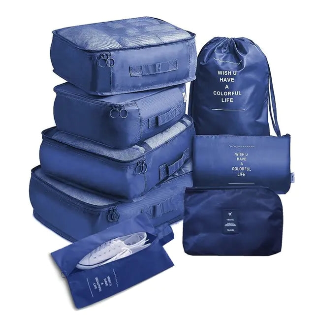 8Pcs/set Large Capacity Travel Organizer - Shipfound