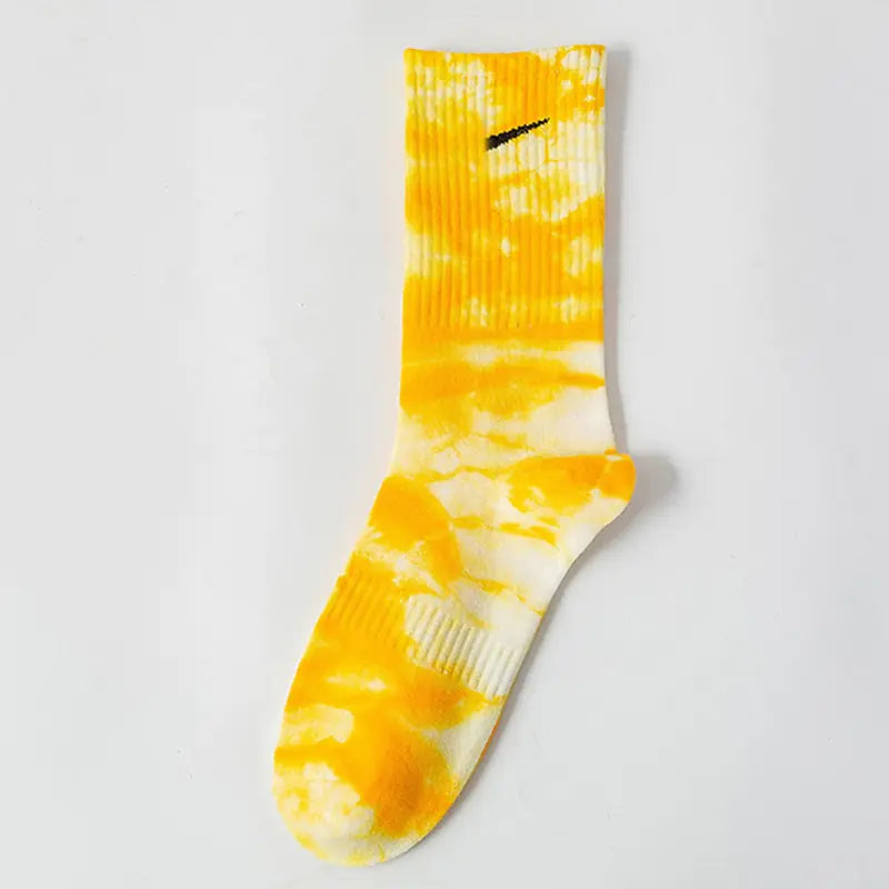 Women Tie-dye Middle Tube Socks - Shipfound