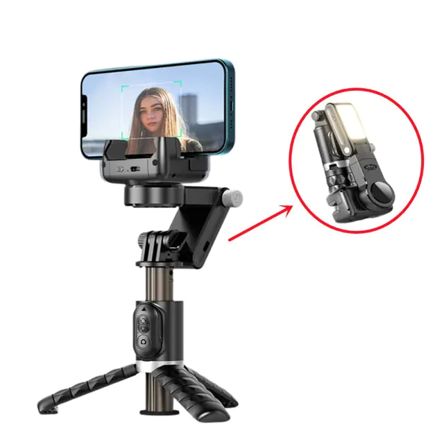 360 Rotation Gimbal Stabilizer Selfie Stick Tripod - Shipfound