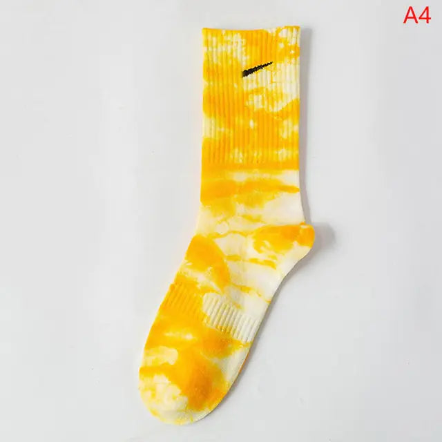 Women Tie-dye Middle Tube Socks - Shipfound