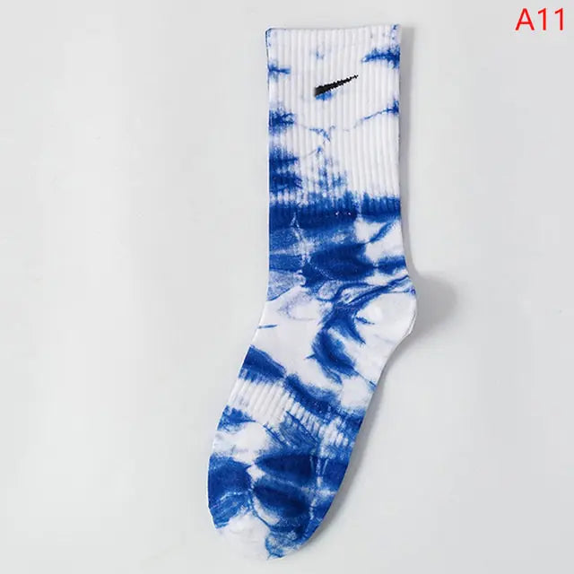 Women Tie-dye Middle Tube Socks - Shipfound