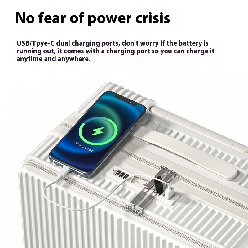 Front Half-opening Multifunctional Carry-on Luggage - Shipfound