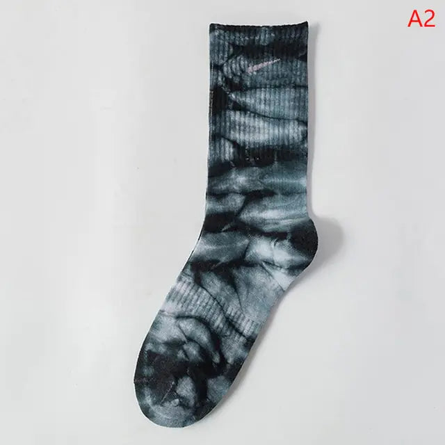 Women Tie-dye Middle Tube Socks - Shipfound