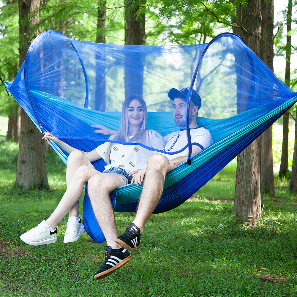 Fully Automatic Hammock With Mosquito Net - Shipfound