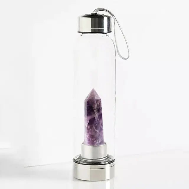 Natural Crystal Stone Water Bottle - Shipfound