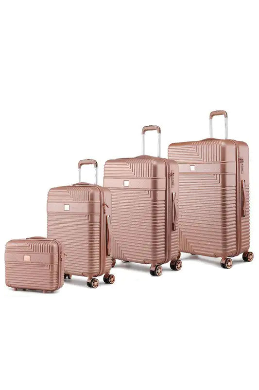 MKF Mykonos Luggage Set by Mia K- 4 pieces - Shipfound