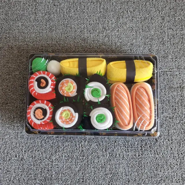 Cozy Pizza-Sushi-Hamburger Socks - Shipfound