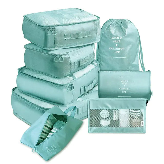 8Pcs/set Large Capacity Travel Organizer - Shipfound