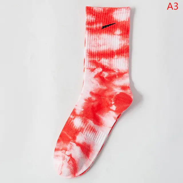 Women Tie-dye Middle Tube Socks - Shipfound