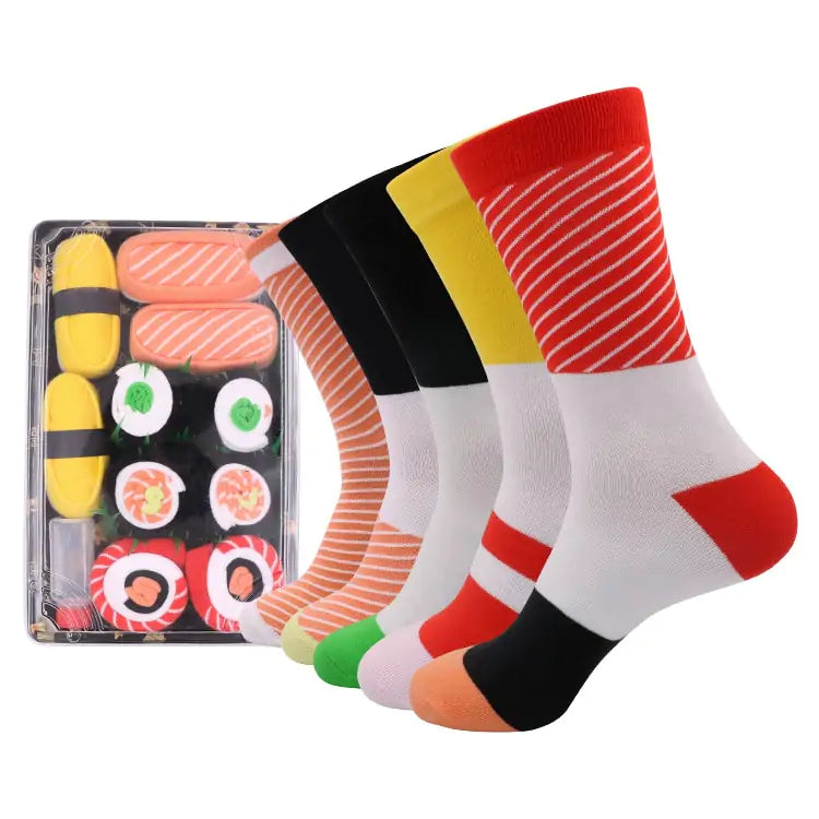 Cozy Pizza-Sushi-Hamburger Socks - Shipfound