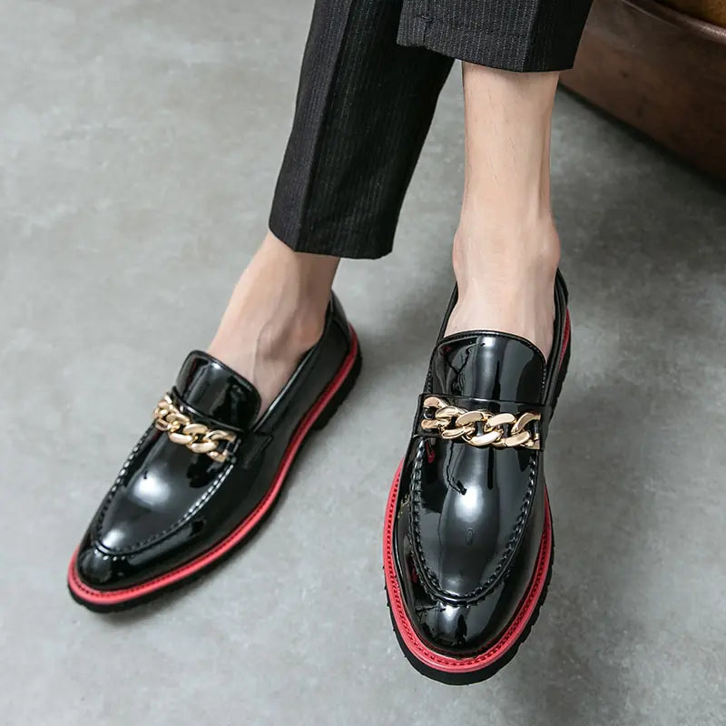 Leather Designer Men's Loafers: Timeless Style Meets Modern Comfort - Shipfound