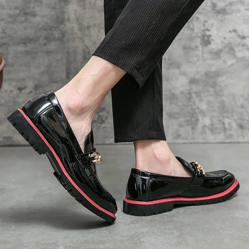 Leather Designer Men's Loafers: Timeless Style Meets Modern Comfort - Shipfound