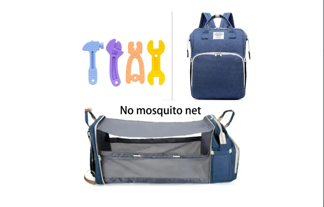 Folding Mommy Bag Folding Crib - Shipfound