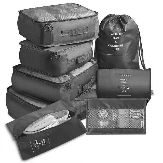 8Pcs/set Large Capacity Travel Organizer - Shipfound