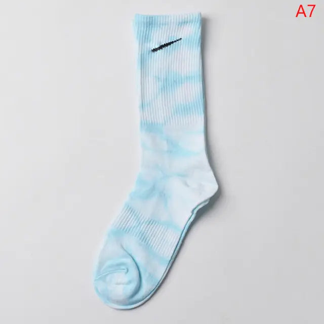 Women Tie-dye Middle Tube Socks - Shipfound