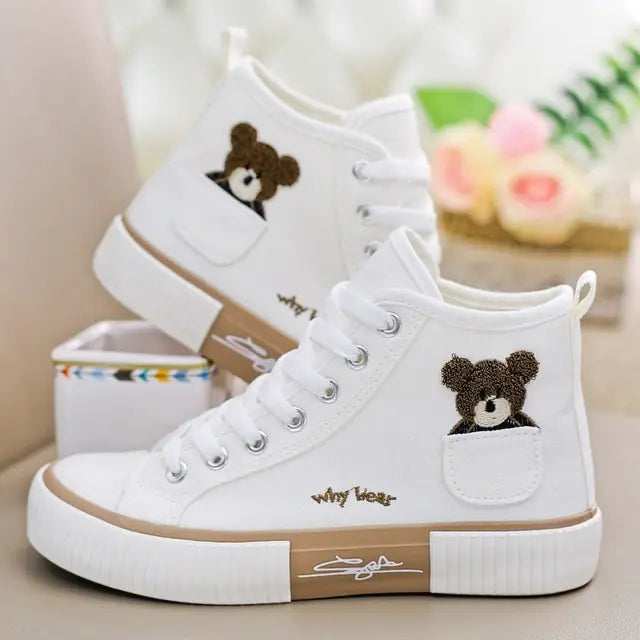 Cute Canvas Sneaker Shoes Women - Shipfound