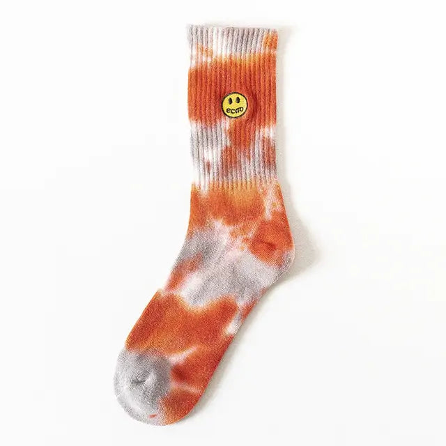 Embroidery Smile Face Socks - Shipfound