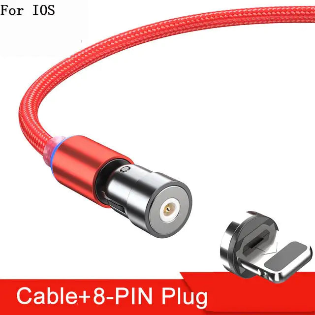 Magnetic Cable For Micro, USB Type C, and IOS Charger Fast Charging - Shipfound