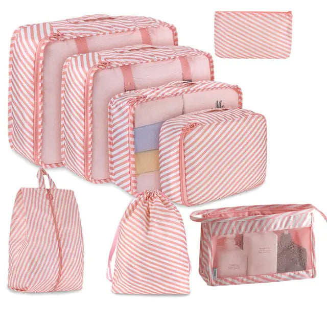 8Pcs/set Large Capacity Travel Organizer - Shipfound