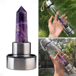 Natural Crystal Stone Water Bottle - Shipfound