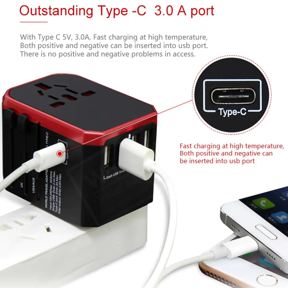 Ports Travel Adapter - Shipfound
