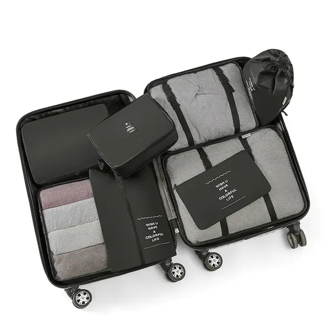 8Pcs/set Large Capacity Travel Organizer - Shipfound
