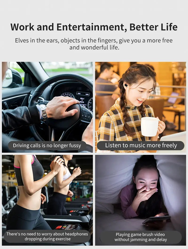 Candy Colored Wireless Bluetooth  Earphones - Shipfound