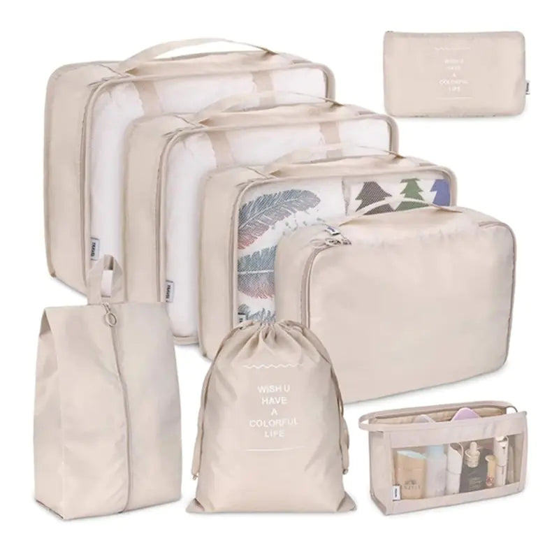 8Pcs/set Large Capacity Travel Organizer - Shipfound