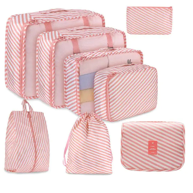 8Pcs/set Large Capacity Travel Organizer - Shipfound